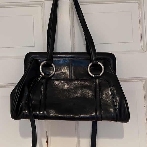 Oroton Bags Oroton Black Leather Bag Vintage Poshmark